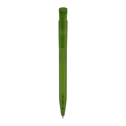 Stylo S45 R-PET transparent Vert-Vert | Sérigraphie 1 couleur | à 180 degrés du clip | 45 mm x 25 mm | non disponible