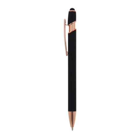 Stylo-bille Paris Deluxe métal caoutchouté Noir | Gravure | à 180 degrés du clip | 87 mm x 8 mm | non disponible