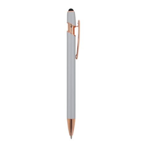 Stylo-bille Paris Deluxe métal caoutchouté Argent | Gravure | à 90 degrés du clip | 87 mm x 8 mm | non disponible