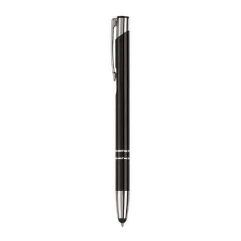 Stylo stylet Alicante noir | Gravure | Dans le prolongement du clip | 30 mm x 6 mm | non disponible