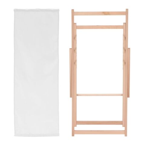 Chaise de plage pliante sublimation Blanc | sans marquage | non disponible | non disponible