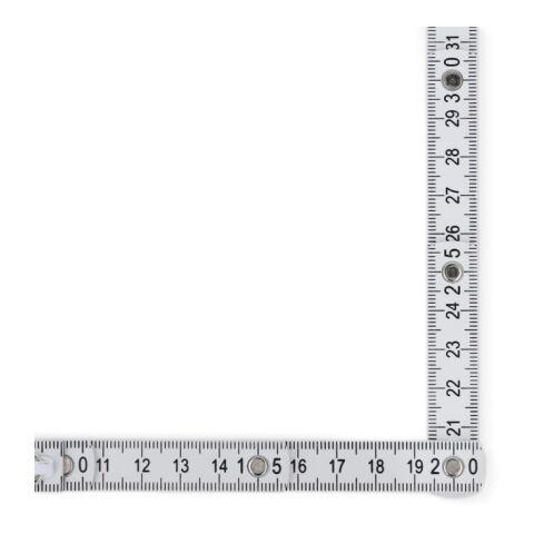 Règle calibrée pliable anneau 0,5m Blanc | sans marquage | non disponible | non disponible