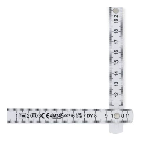 Règle pliable calibrée 1m Blanc | sans marquage | non disponible | non disponible