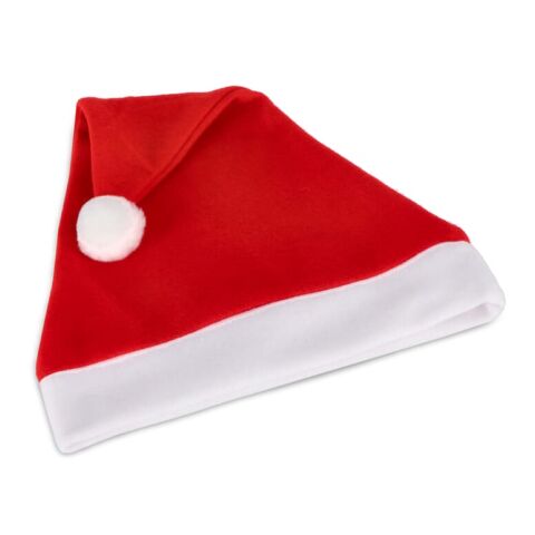 Bonnet de Noël en flanelle Rouge / blanc | sans marquage | non disponible | non disponible