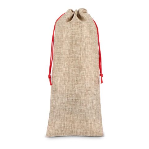 Pochette à vin en jute 14x34cm Nature | sans marquage | non disponible | non disponible