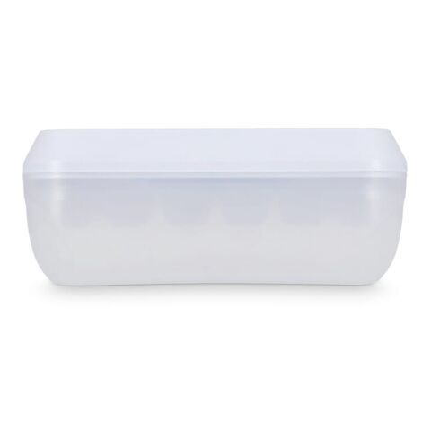 Bac à glaçons avec bouton poussoir Blanc