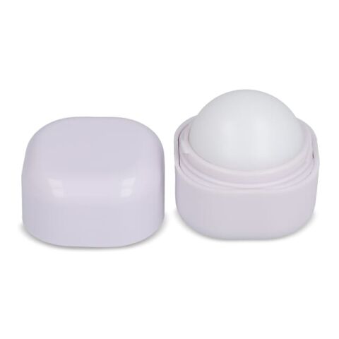 Baume à lèvres cubique en ABS recyclé Blanc | sans marquage | non disponible | non disponible