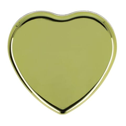 Baume à lèvres plat métallique en forme de cœur Or | sans marquage | non disponible | non disponible