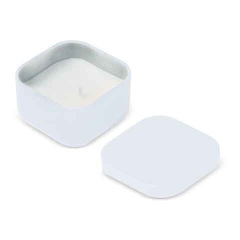 Bougie végétale parfumée Ananda en étain recyclé Blanc | sans marquage | non disponible | non disponible