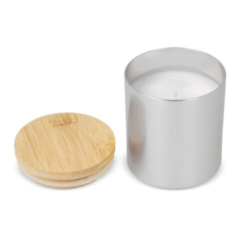 Bougie végétale parfumée Bhakti dans un pot en aluminium recyclé Argent | sans marquage | non disponible | non disponible