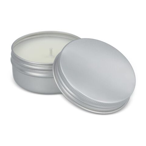 Bougie végétale répulsive à la citronnelle en étain recyclé Argent | sans marquage | non disponible | non disponible