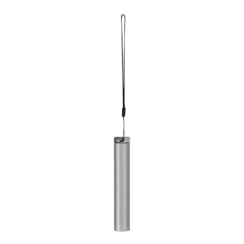 Lampe torche alu 5 + 8 LED avec aimant Argent
