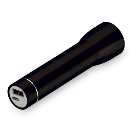 Powerbank lampe torche 2200mAh noir | sans marquage | non disponible | non disponible | non disponible