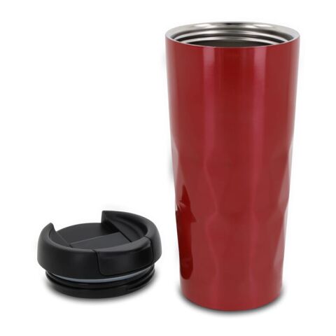 Mug Thermos avec motif diamant 450ml Rouge / blanc
