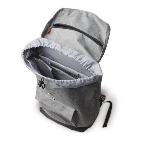 Sac à dos Brixton polyester 300D 16L Gris-Noir | sans marquage | non disponible | non disponible | non disponible