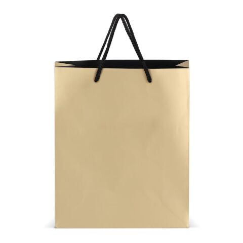 Sac cadeau en papier FSC 24 x 10 x 30cm 200g/m² Or | sans marquage | non disponible | non disponible