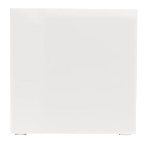 Bloc de papier 10x10x10cm FSC dans une boîte cubique avec compartiments Blanc