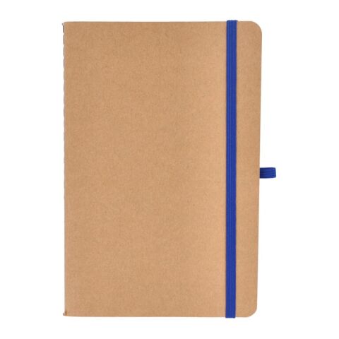 Cahier à couverture souple Papier kraft A5 Bleu / Blanc | sans marquage | non disponible | non disponible