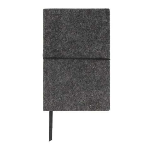 Carnet A5 en feutrine Gris foncé | sans marquage | non disponible | non disponible | non disponible