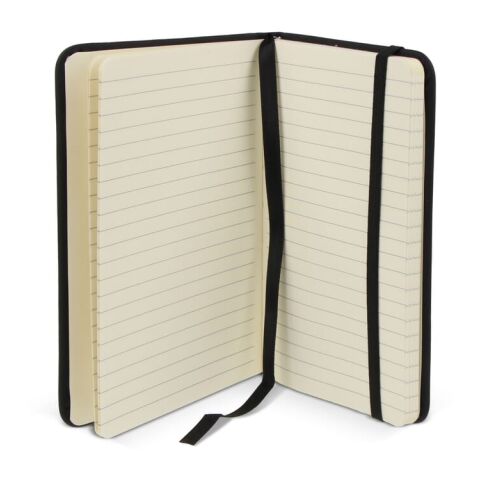 Cahier R-PET/PU GRS A6 Noir | sans marquage | non disponible | non disponible | non disponible