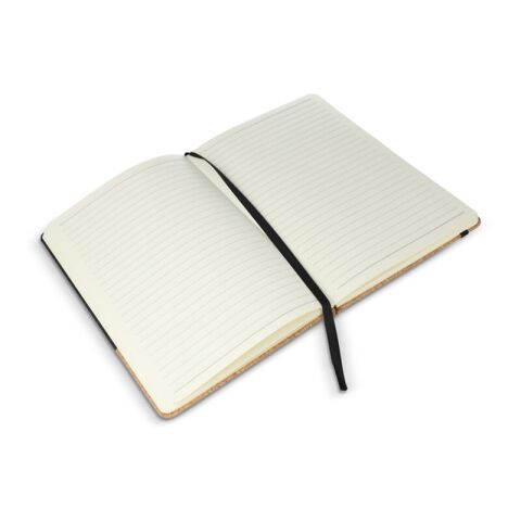 Carnet de notes R-PET &amp; liège A5 Noir | sans marquage | non disponible | non disponible