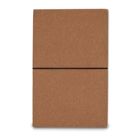 Carnet, couverture en cuir recyclé A5 Marron clair | sans marquage | non disponible | non disponible | non disponible