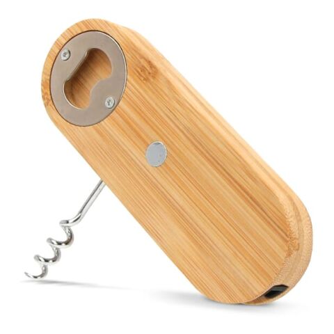 Ouvre-bouteille multifonctionnel en bambou Nature | sans marquage | non disponible | non disponible | non disponible