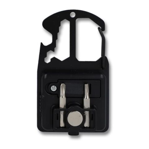Multi-outils compacts en R-ABS et métal 7 fonctions Noir