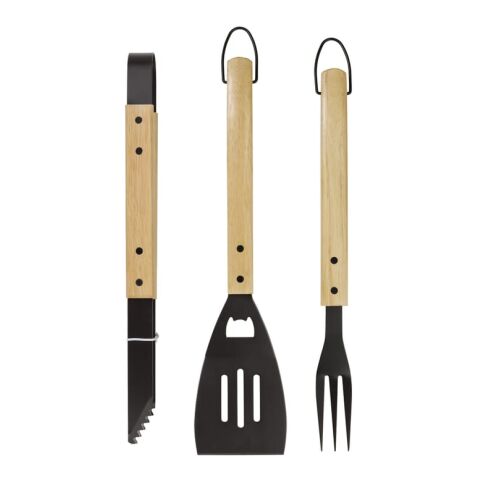 Set barbecue avec manche bois Nature | sans marquage | non disponible | non disponible | non disponible