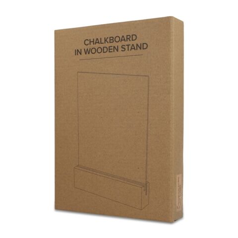 Tableau noir dans un support en bois Nature | sans marquage | non disponible | non disponible