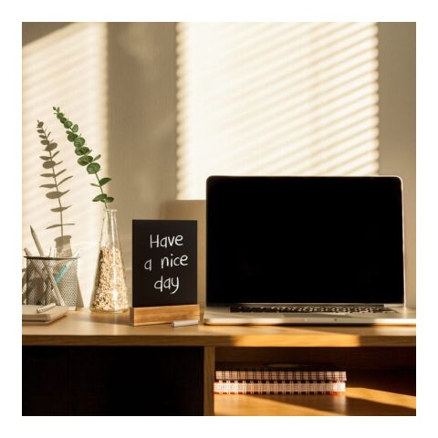 Tableau noir dans un support en bois Nature | sans marquage | non disponible | non disponible