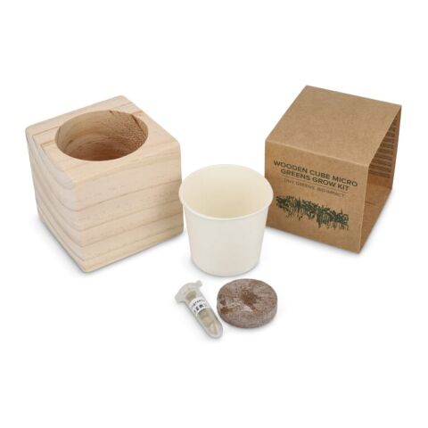 Ensemble de jardinières en bois FSC - Micro-pousses Nature | sans marquage | non disponible | non disponible