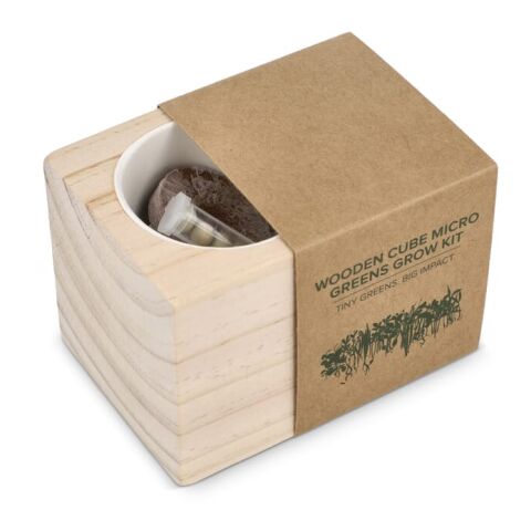 Ensemble de jardinières en bois FSC - Micro-pousses Nature | sans marquage | non disponible | non disponible