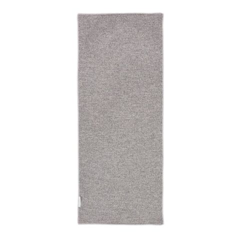Serviette à séchage rapide R-PET 30x80cm sublimation Blanc-Gris | sans marquage | non disponible | non disponible