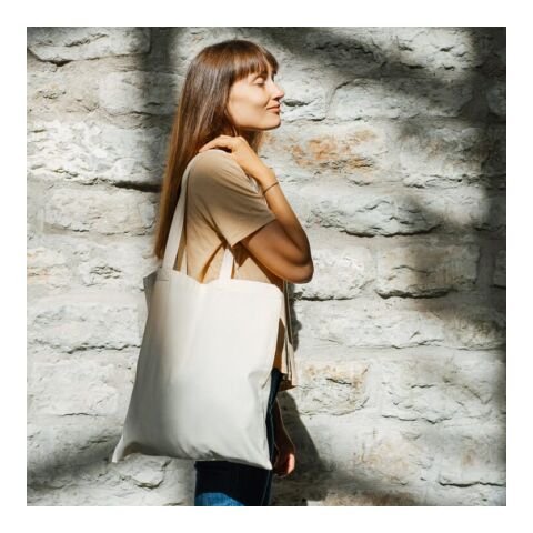 Sac à bandoulière coton OEKO-TEX® 140g/m² 38x42cm Ecru | sans marquage | non disponible | non disponible | non disponible