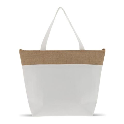 Sac isotherme de plage Coton/jute 42x10x30cm Ecru | sans marquage | non disponible | non disponible | non disponible
