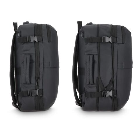 Sac à dos Dalston avec revêtement PU Sac à dos sous vide 30 x 15 x 45 cm 20 L noir | sans marquage | non disponible | non disponible