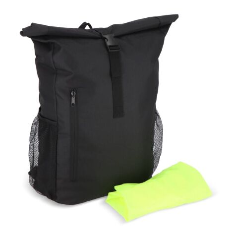 R-PET 600D Rolltop sac à dos vélo 20L noir | sans marquage | non disponible | non disponible