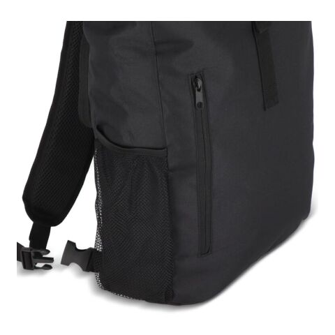 R-PET 600D Rolltop sac à dos vélo 20L Noir | sans marquage | non disponible | non disponible