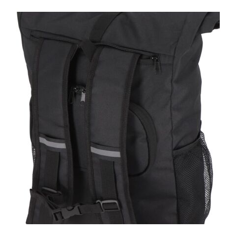 R-PET 600D Rolltop sac à dos vélo 20L Noir