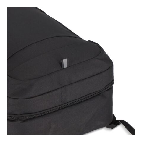 Sac à dos de nuit 22L en R-PET 600D Noir | sans marquage | non disponible | non disponible