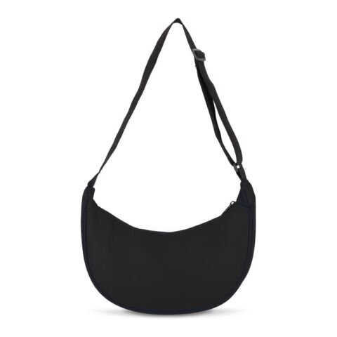 Sac à bandoulière demi-lune en R-PET 600D enduit de PU Noir | sans marquage | non disponible | non disponible