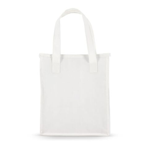 R-PET Sac isotherme non tissé 23x 15 x 27.5cm 75g/m² Blanc