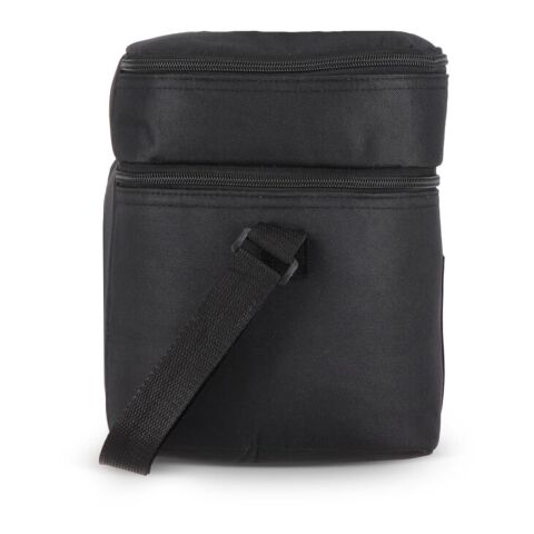 R-PET 600D Sac isotherme à double compartiment 30 x 20 x 25cm 12L Noir | sans marquage | non disponible | non disponible