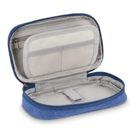 Sac de rangement Kora en rPET 300D Bleu / Blanc | sans marquage | non disponible | non disponible