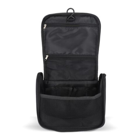 Trousse de toilette de voyage Kora en rPET 300D Noir