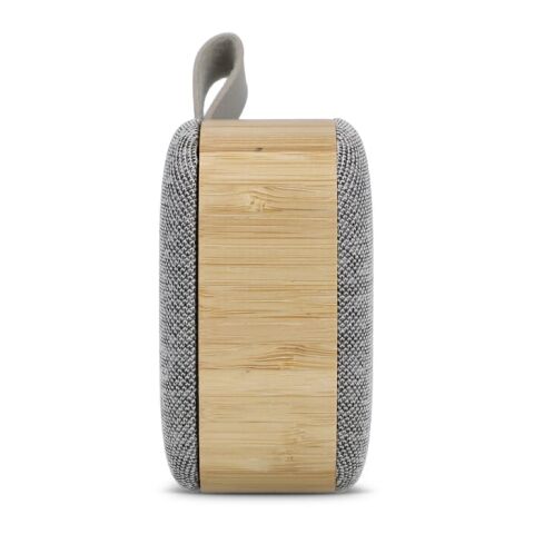 Enceinte sans fil Bamboo 5 W Nature | Impression Numérique | front | 50 mm x 50 mm