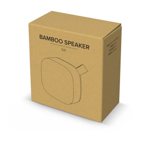 Enceinte sans fil Bamboo 5 W Nature