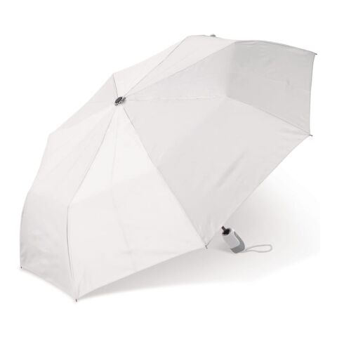 Parapluie pliable 22” à ouverture automatique Blanc | sans marquage | non disponible | non disponible | non disponible