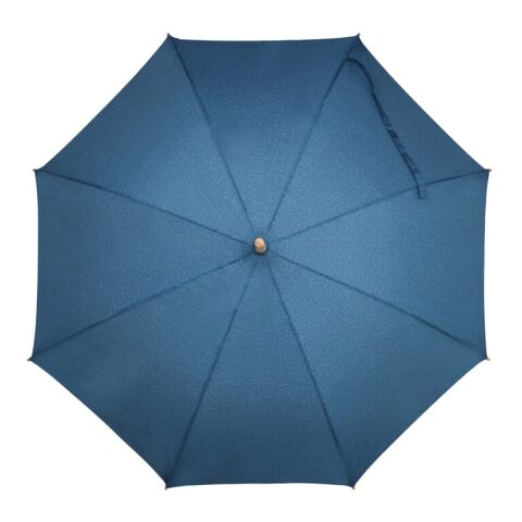 Parapluie bâton 25” en R-PET. Poignée droite, ouverture automatique Bleu foncé | sans marquage | non disponible | non disponible | non disponible